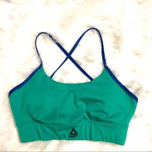 Reebok Workout Strappy Padded Sports Bra Medium
